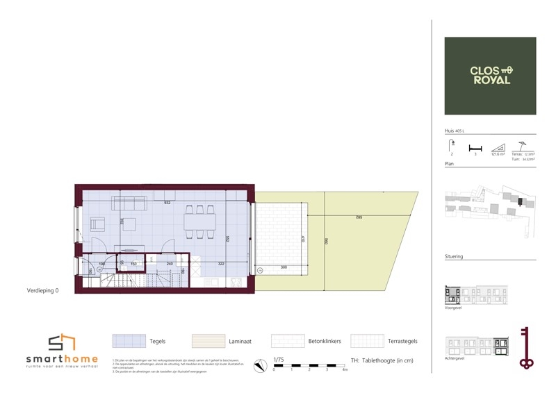 Huis te  koop in Laken 1020 369000.00€ 3 slaapkamers 121.00m² - Zoekertje 531647