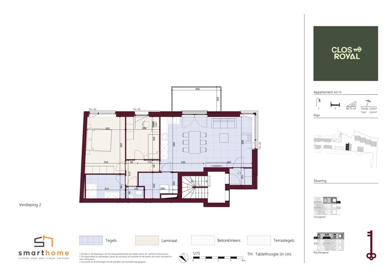 Appartement à vendre à Laeken 1020 330000.00€ 2 chambres 90.00m² - annonce 531655
