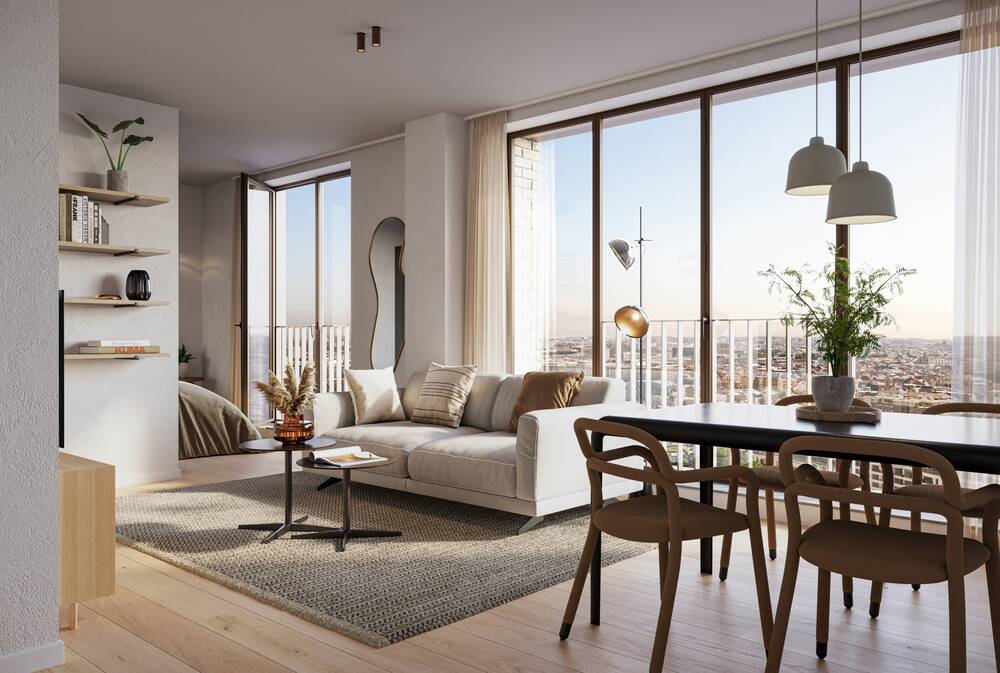 Studio te koop in Evere 1140 231000.00€ 0 slaapkamers 48.20m² - Zoekertje 532558