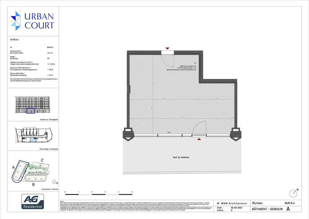 Handelszaak te  koop in Brussel 1000 123000.00€  slaapkamers 45.00m² - Zoekertje 541518