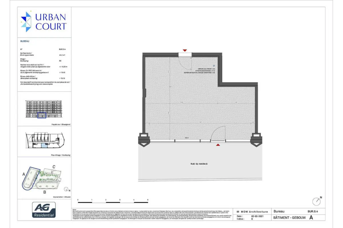 Commerce à vendre à Bruxelles 1000 123000.00€  chambres 45.00m² - annonce 541518
