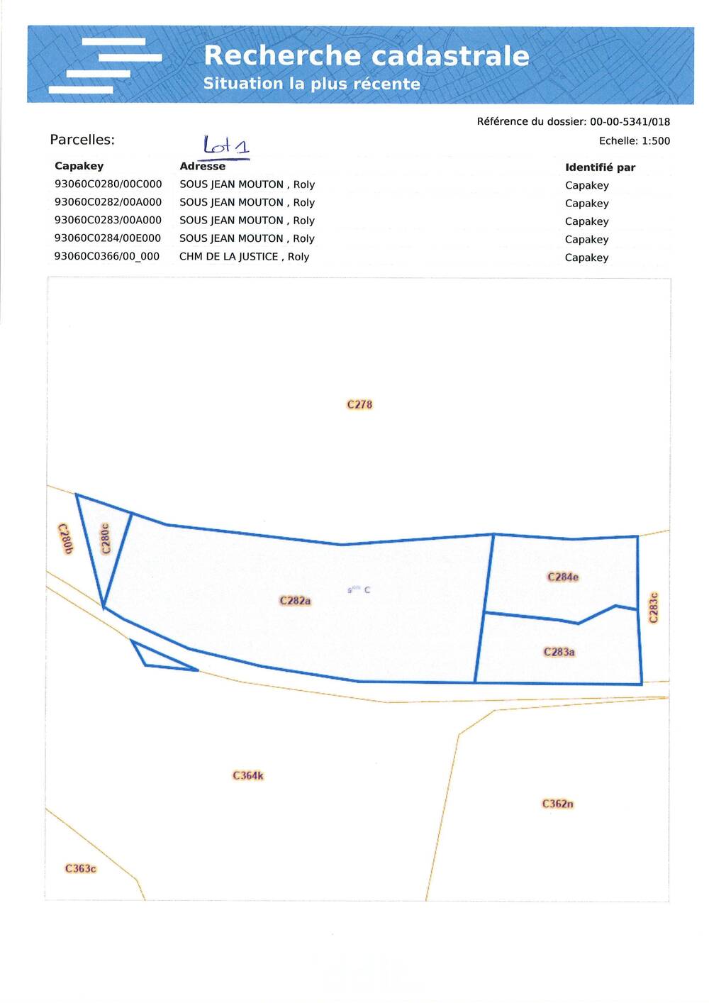 Terrain non bâtissable à vendre à Roly 5600 9534.00€  chambres m² - annonce 548009