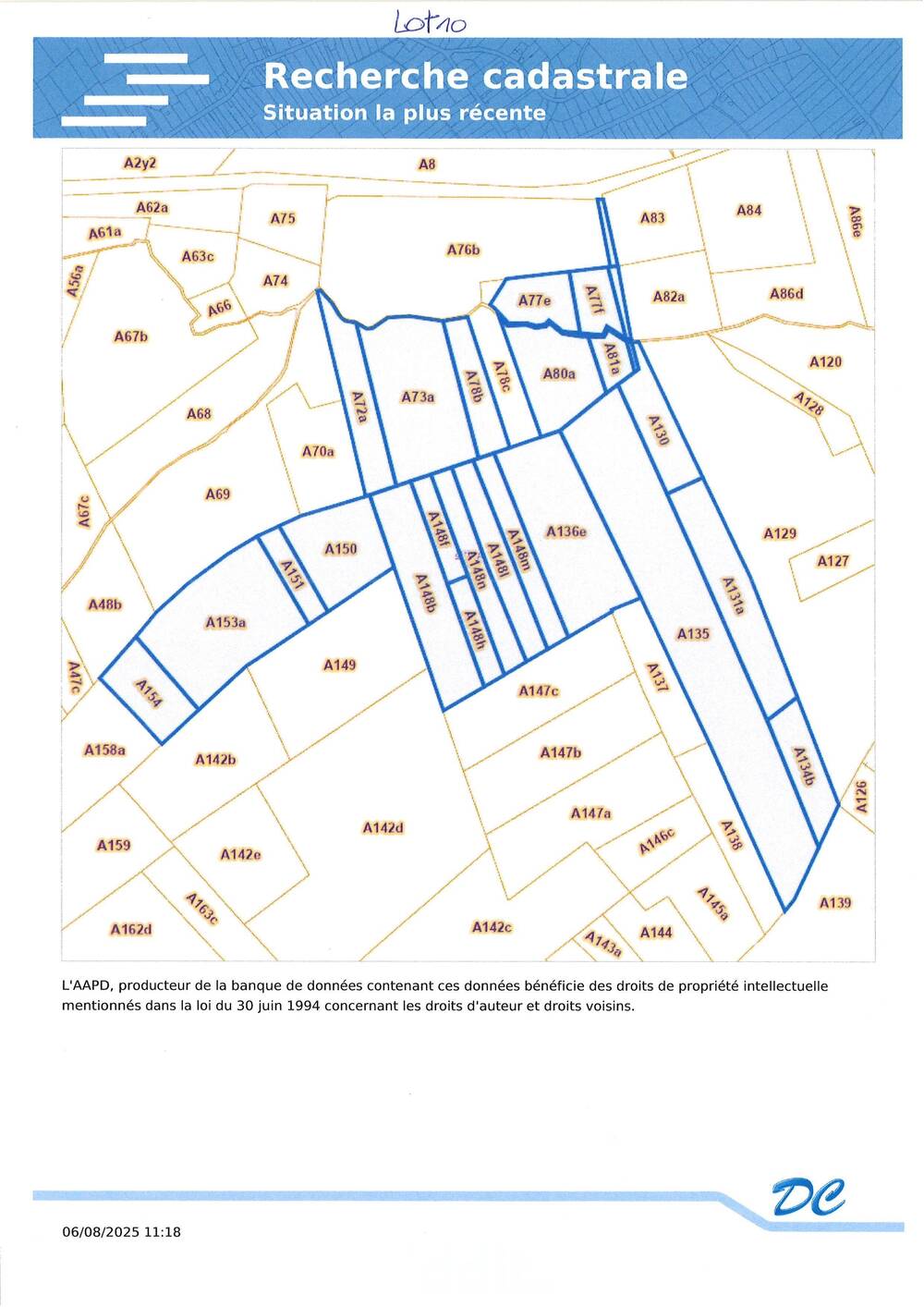 Terrain non bâtissable à vendre à Villers-en-Fagne 5600 127921.00€  chambres m² - annonce 547976