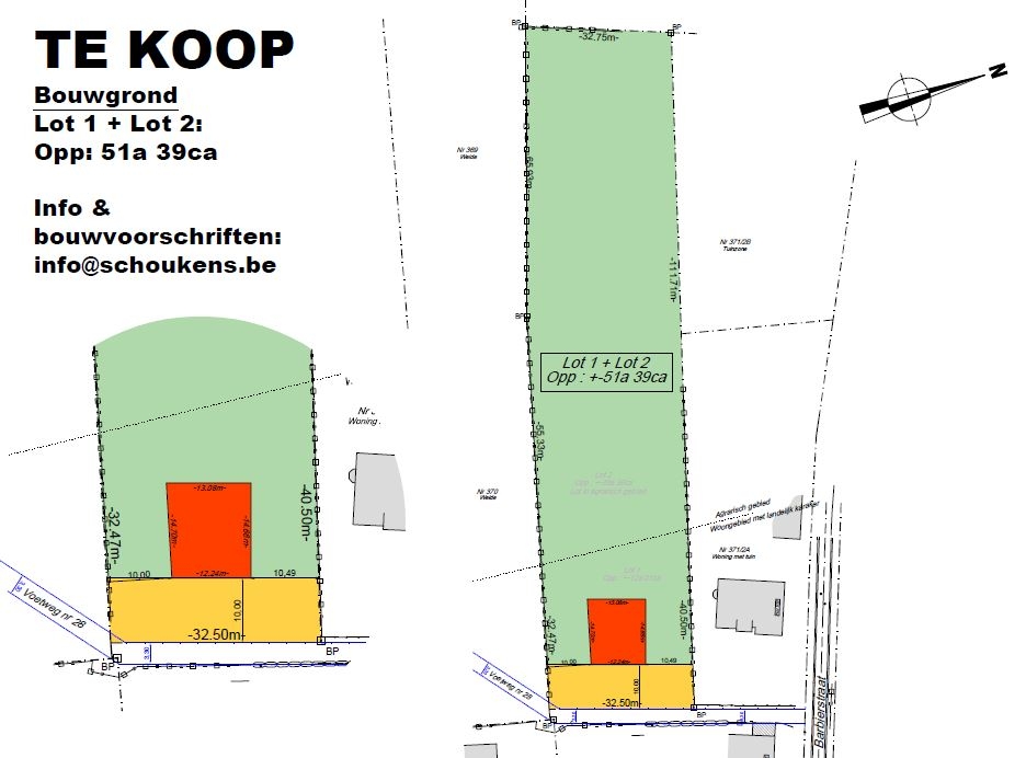 Terrain à bâtir à vendre à Wolvertem 1861 375000.00€ chambres m² - annonce 549275