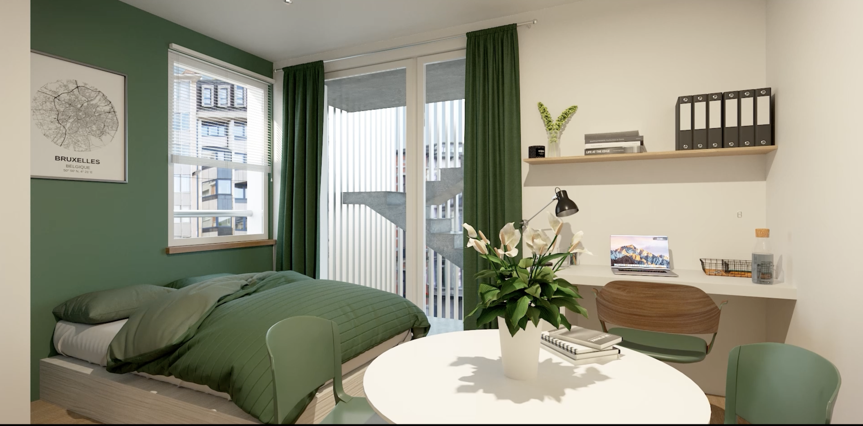 Appartement te  koop in Elsene 1050 265500.00€ 0 slaapkamers 29.00m² - Zoekertje 579796