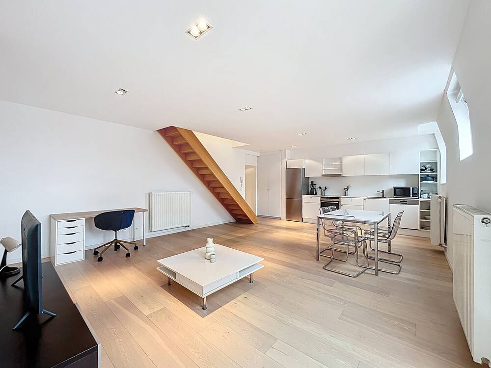 Duplex te  huur in Ukkel 1180 1450.00€ 2 slaapkamers 80.00m² - Zoekertje 586606
