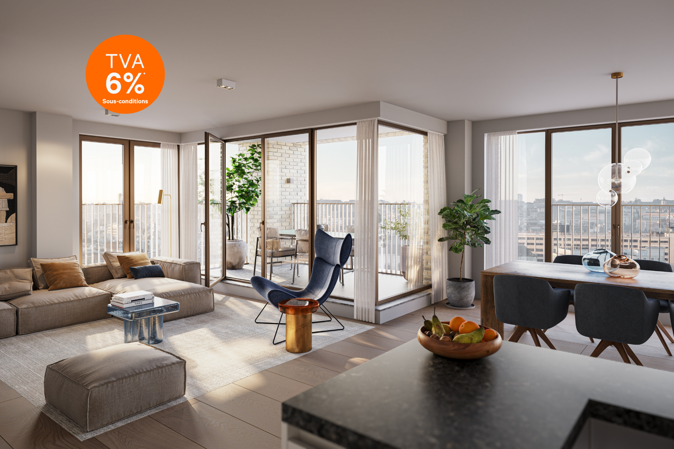 Studio te koop in Evere 1140 257000.00€ 1 slaapkamers 48.40m² - Zoekertje 597389