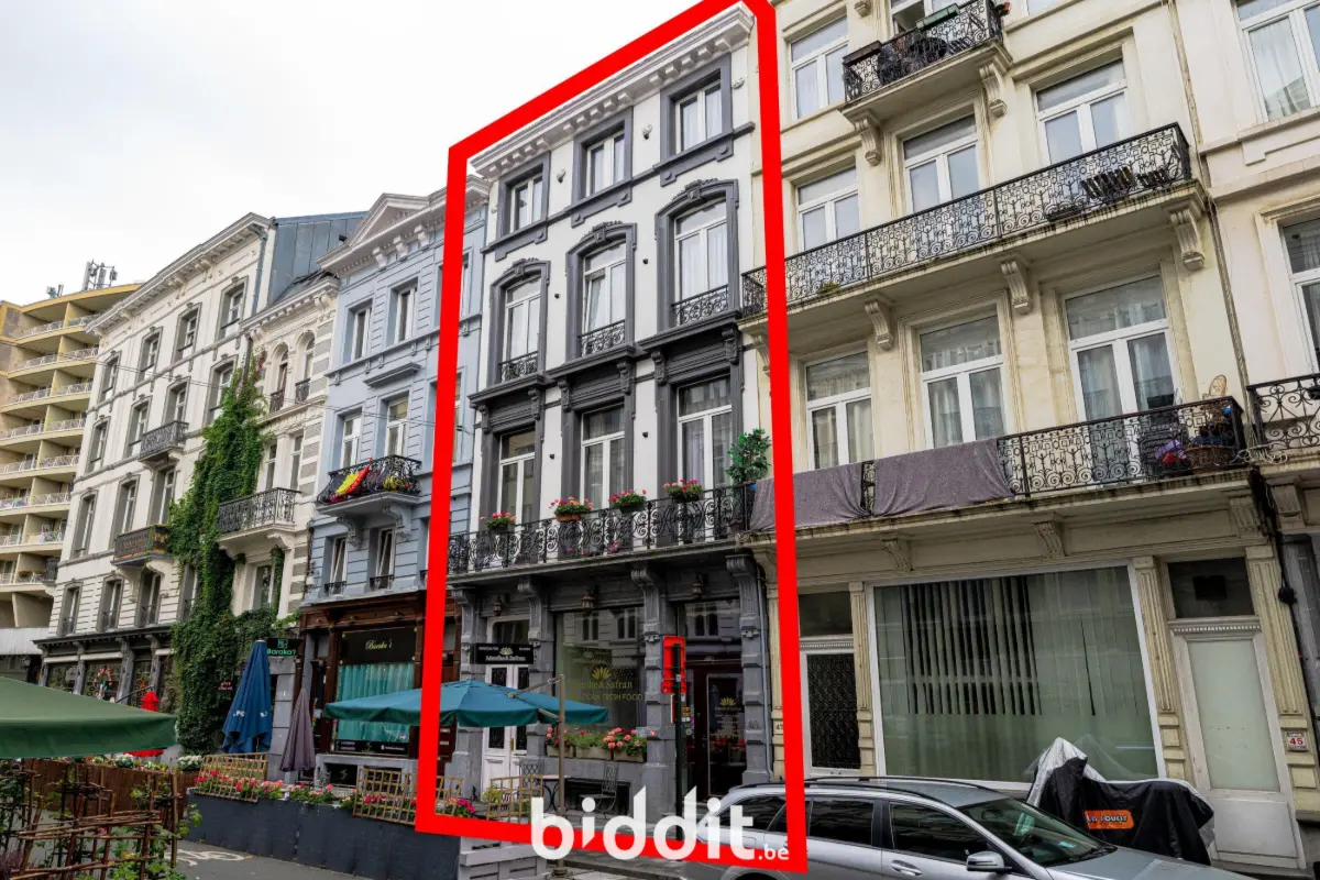 Immeuble mixte à vendre à Bruxelles 1000 1200000.00€ 6 chambres m² - annonce 605518