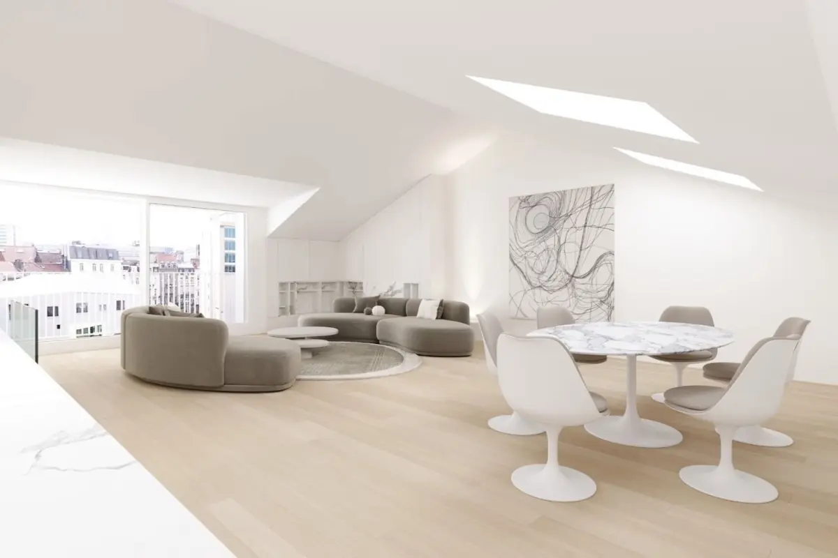 Duplex te  in Brussel 1000 650000.00€ 2 slaapkamers 120.00m² - Zoekertje 607281