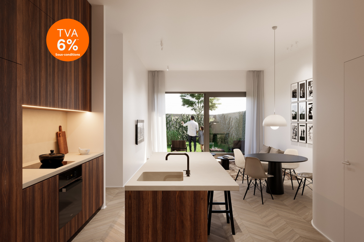 Appartement te in Laken 1020 252500.00€ 1 slaapkamers 56.28m² - Zoekertje 609294
