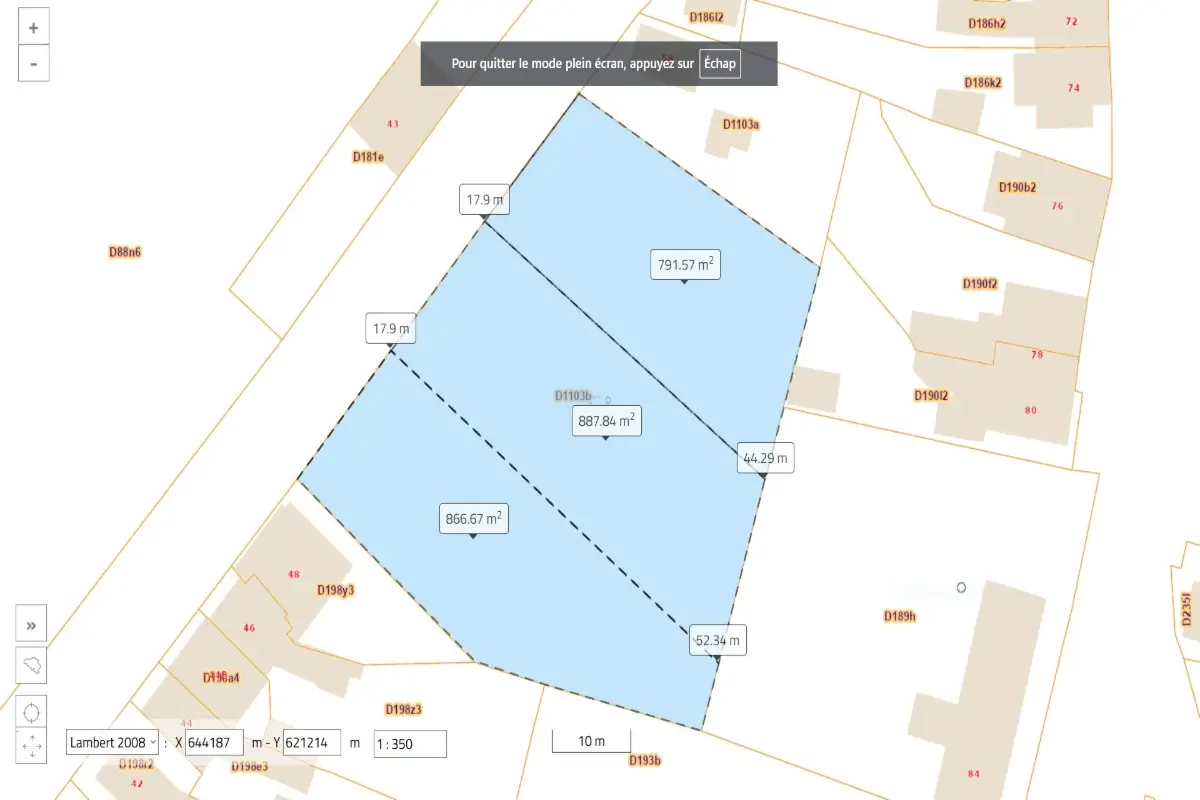 Terrain à bâtir à vendre à Anderlues 6150 75000.00€ chambres m² - annonce 610208