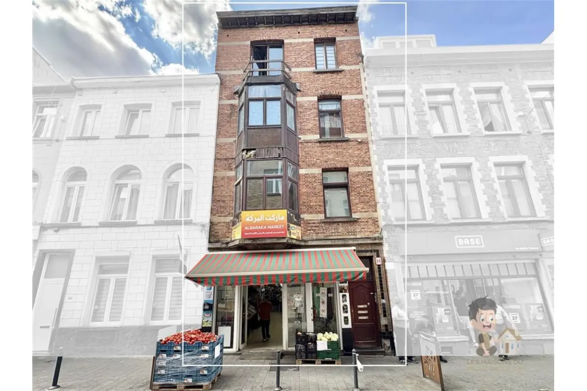 Immeuble de rapport - Immeuble à appartement à vendre à Schaerbeek 1030 550000.00€ 5 chambres 160.00m² - annonce 612620