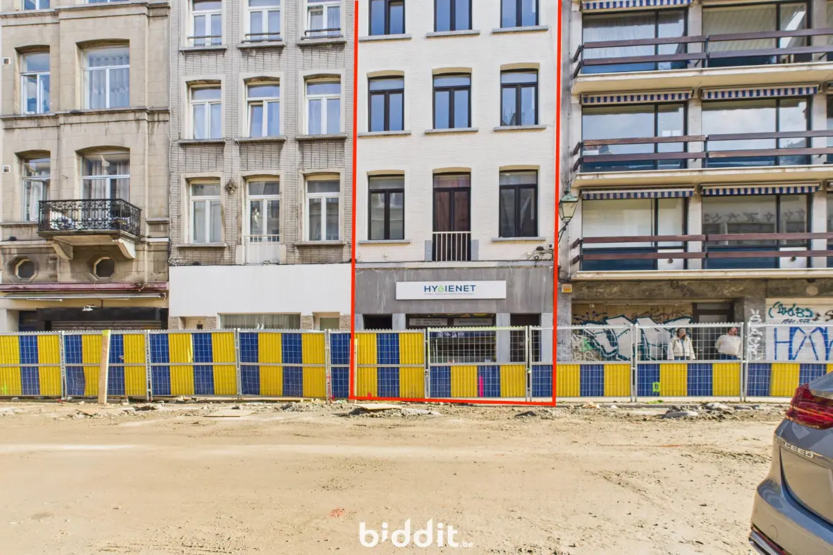 Immeuble de rapport - Immeuble à appartement à vendre à Saint-Gilles 1060 600000.00€ 4 chambres m² - annonce 615444