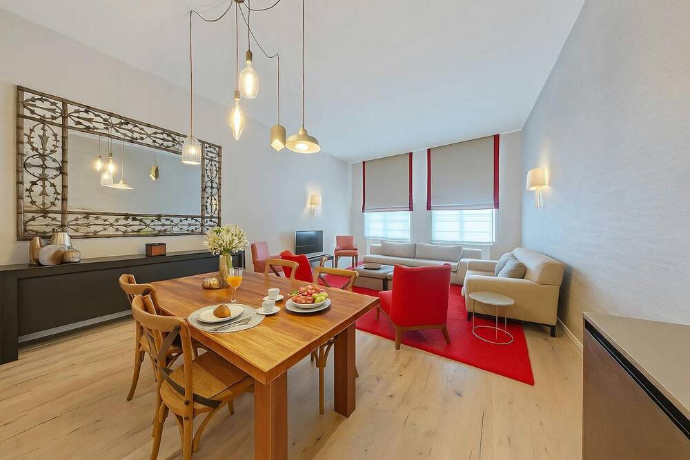 Appartement te  huur in Brussel 1000 3537.00€ 1 slaapkamers 70.00m² - Zoekertje 621199