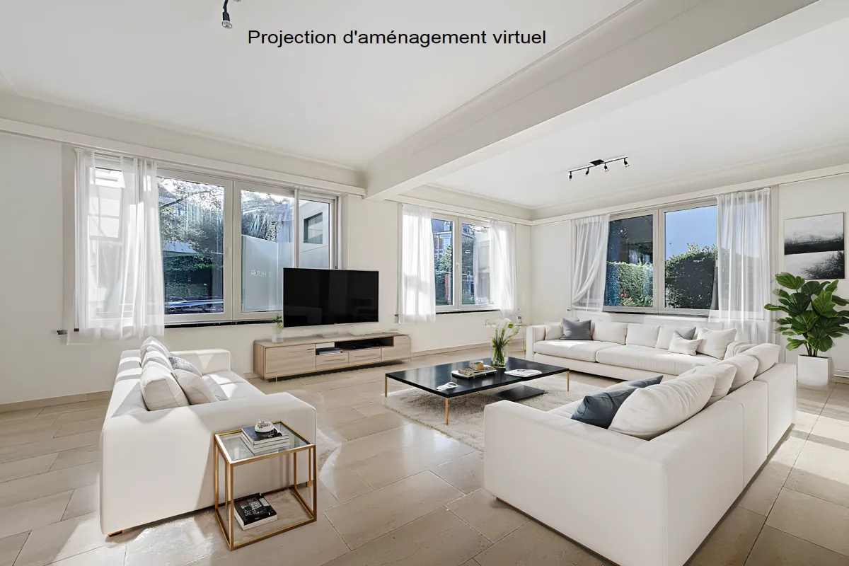 Rez-de-chaussée à louer à Uccle 1180 2100.00€ 3 chambres 135.00m² - annonce 621386