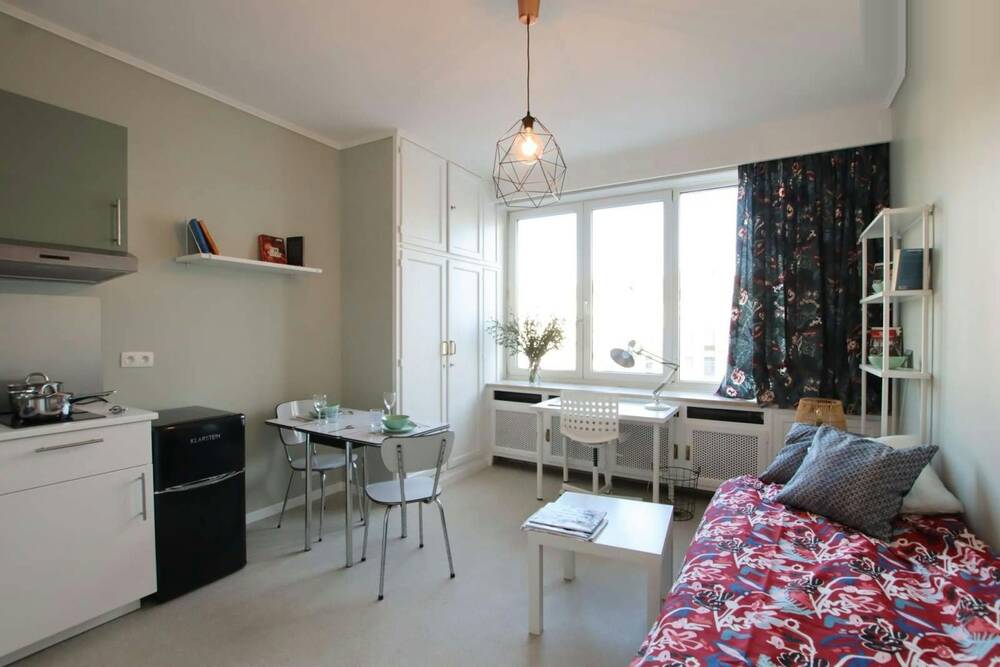 Appartement te  huur in Elsene 1050 710.00€ 0 slaapkamers 25.00m² - Zoekertje 653173