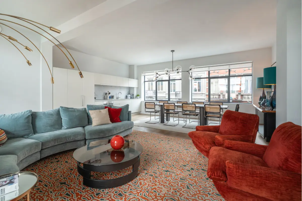 Appartement te  in Elsene 1050 2600.00€ 2 slaapkamers 119.00m² - Zoekertje 632339