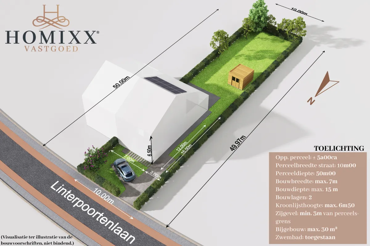 Terrain à vendre à Zemst 1980 220000.00€  chambres m² - annonce 632908