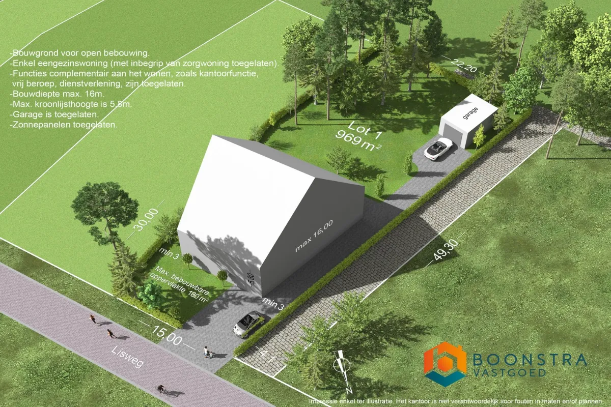 Grond te  koop in Keerbergen 3140 220000.00€  slaapkamers m² - Zoekertje 635038