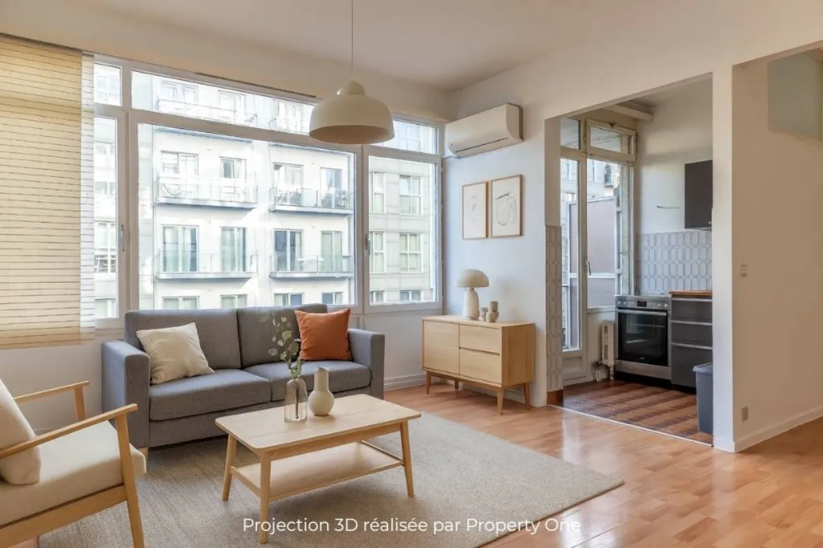 Appartement te  koop in Elsene 1050 210000.00€  slaapkamers 37.00m² - Zoekertje 635187