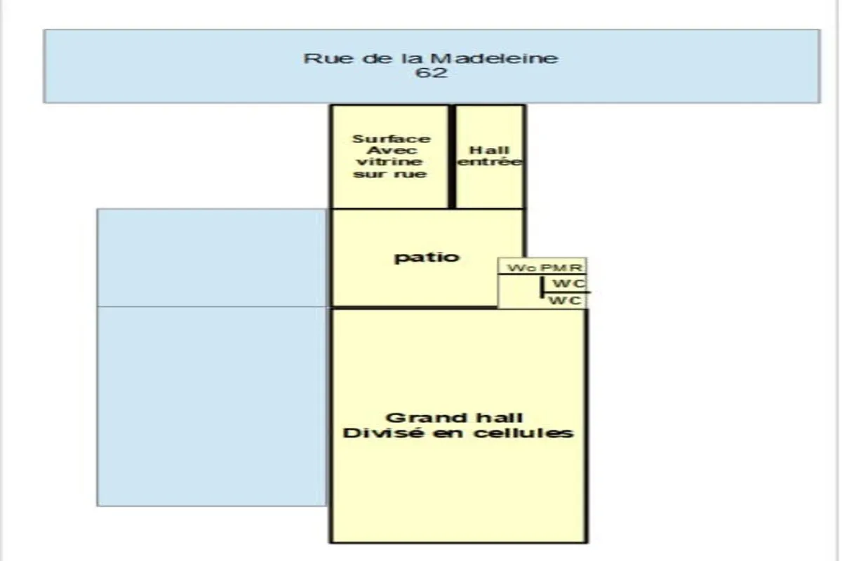 Handelszaak te  huur in Doornik 7500 1800.00€  slaapkamers m² - Zoekertje 635325