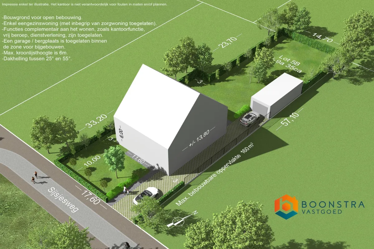 Grond te  koop in Keerbergen 3140 240000.00€  slaapkamers m² - Zoekertje 635055