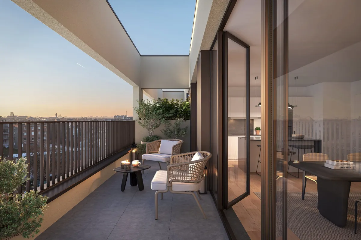 Appartement te  koop in Evere 1140 498000.00€ 3 slaapkamers 117.10m² - Zoekertje 636245