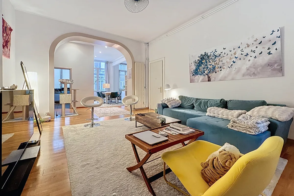 Appartement te  huur in Elsene 1050 1350.00€ 2 slaapkamers 80.00m² - Zoekertje 637121