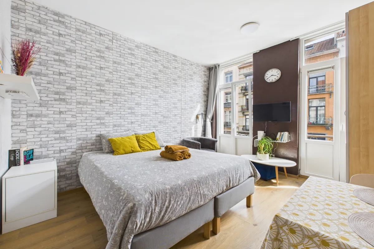 Appartement te  koop in Brussel 1000 200000.00€ 1 slaapkamers 27.00m² - Zoekertje 637780