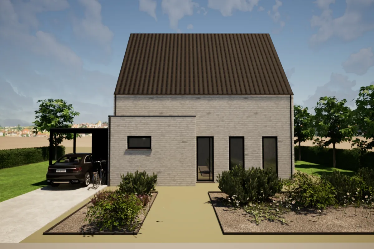 Maison à vendre à Oostnieuwkerke 8840 395400.00€ 3 chambres 155.00m² - annonce 639222