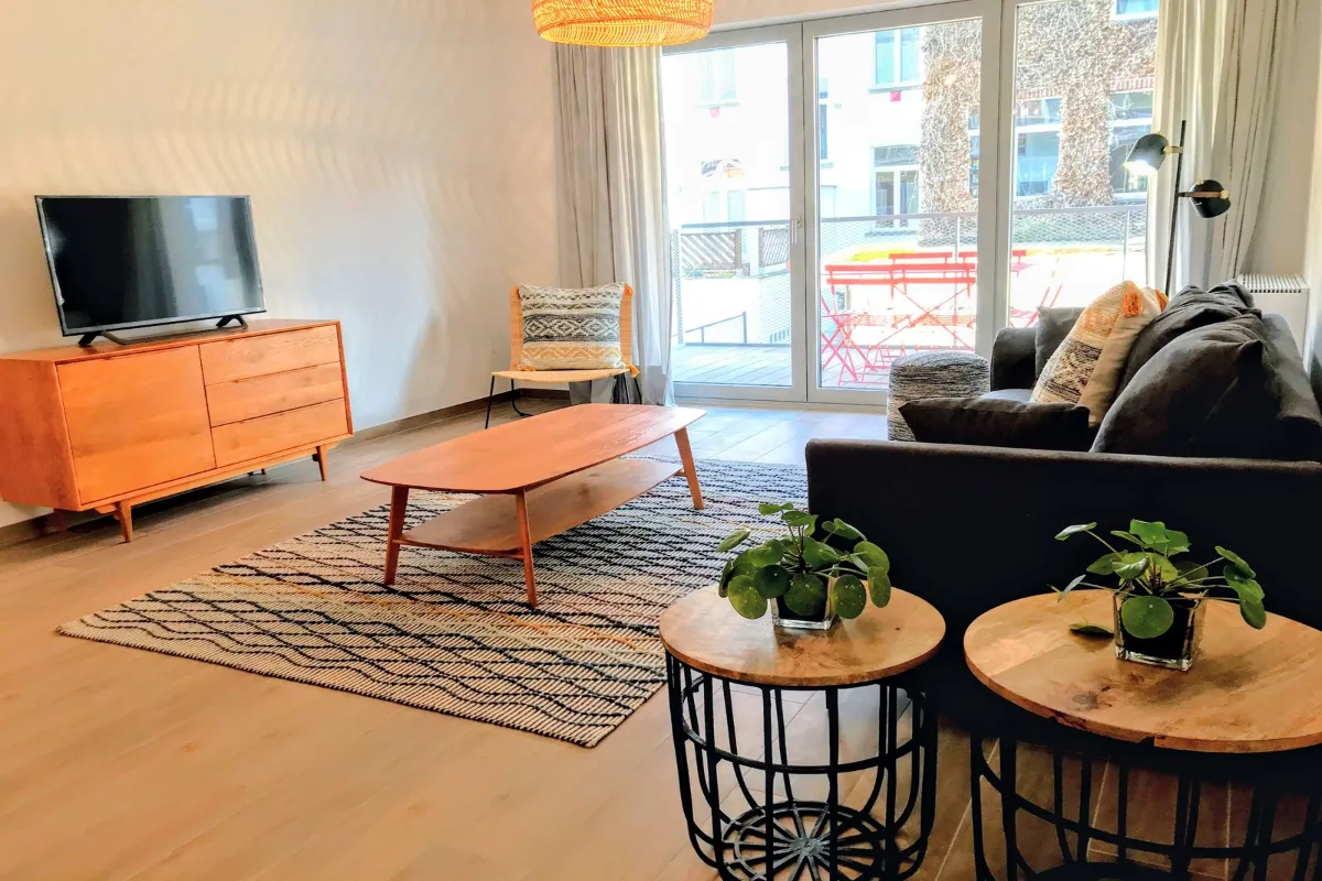 Appartement te  huur in Schaarbeek 1030 1450.00€ 2 slaapkamers 94.00m² - Zoekertje 640041