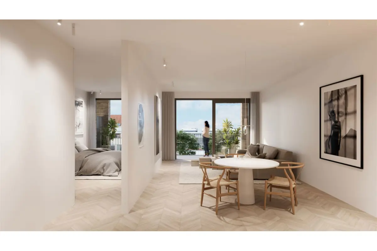 Appartement te  koop in Sint-Jans-Molenbeek 1080 305000.00€ 1 slaapkamers 67.00m² - Zoekertje 641043