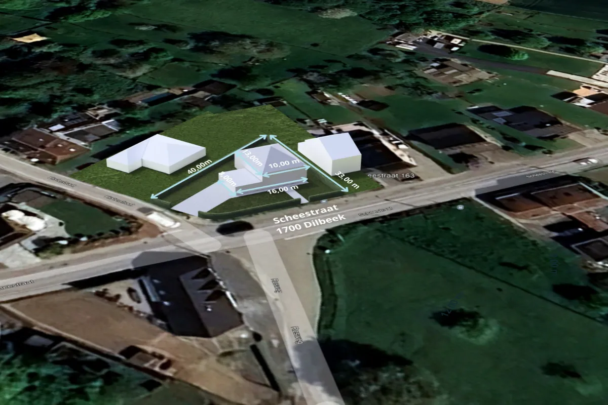 Grond te  koop in Schepdaal 1703 240000.00€  slaapkamers m² - Zoekertje 641999