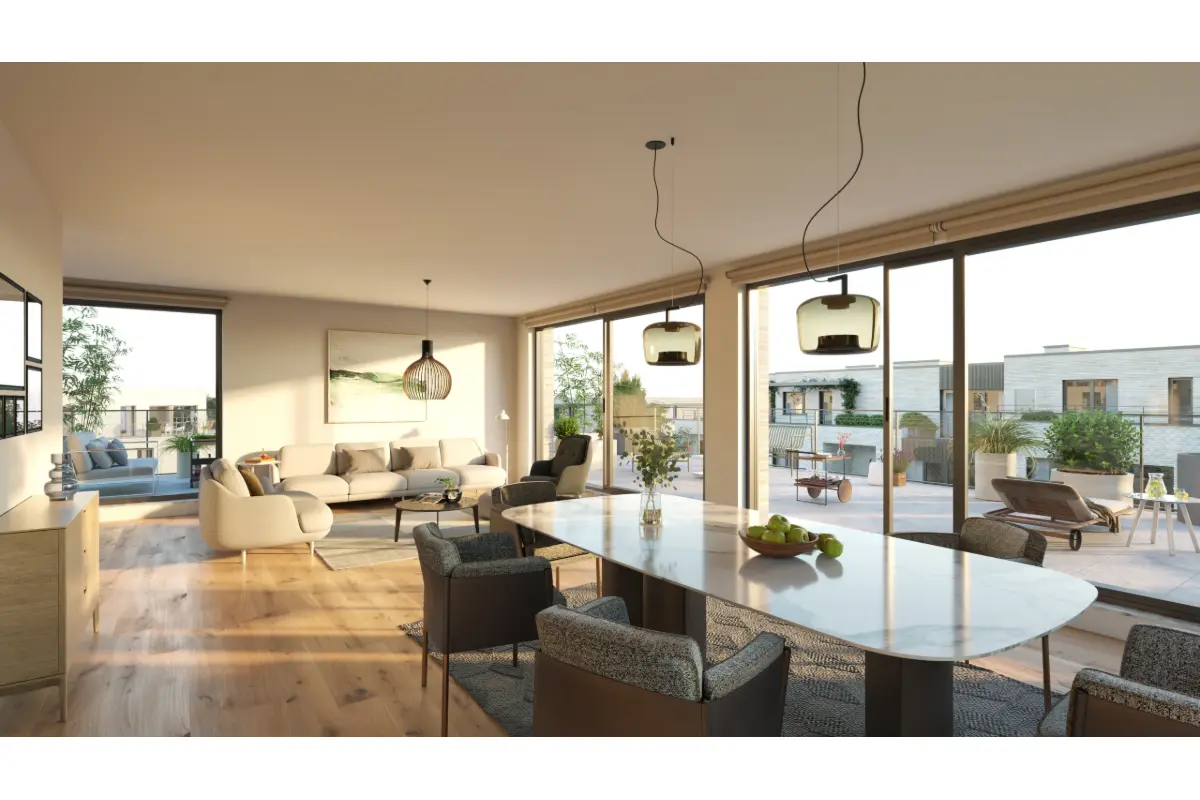 Appartement te  koop in Ukkel 1180 505000.00€ 2 slaapkamers 103.00m² - Zoekertje 642877