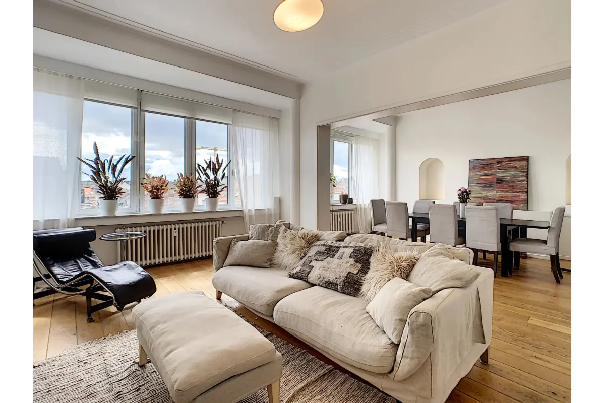 Appartement te  huur in Elsene 1050 2585.00€ 4 slaapkamers 154.00m² - Zoekertje 642655