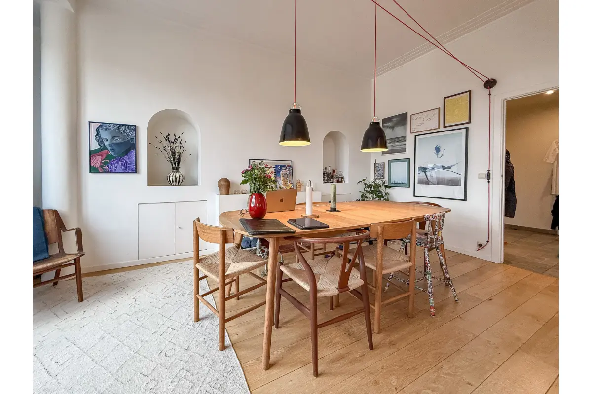 Appartement te  huur in Elsene 1050 2585.00€ 3 slaapkamers 154.00m² - Zoekertje 643257