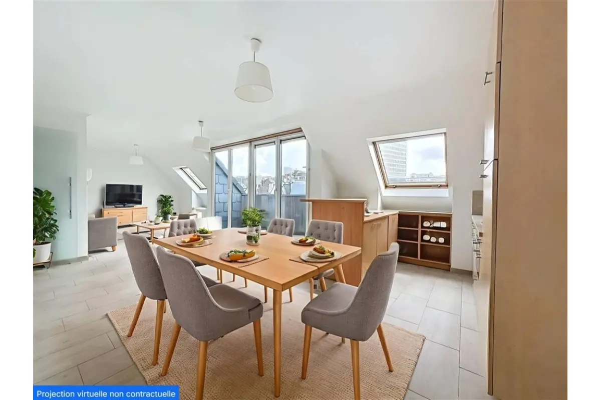 Appartement à vendre à Bruxelles 1000 380000.00€ 2 chambres 75.00m² - annonce 644441