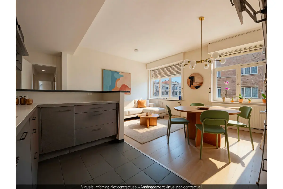 Appartement te  koop in Jette 1090 315000.00€ 3 slaapkamers 105.00m² - Zoekertje 645286