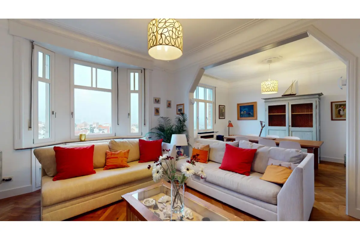 Appartement te  huur in Schaarbeek 1030 2000.00€ 2 slaapkamers 138.00m² - Zoekertje 645269