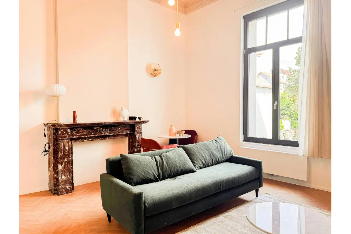 Appartement te  huur in Ukkel 1180 1300.00€ 1 slaapkamers m² - Zoekertje 646800