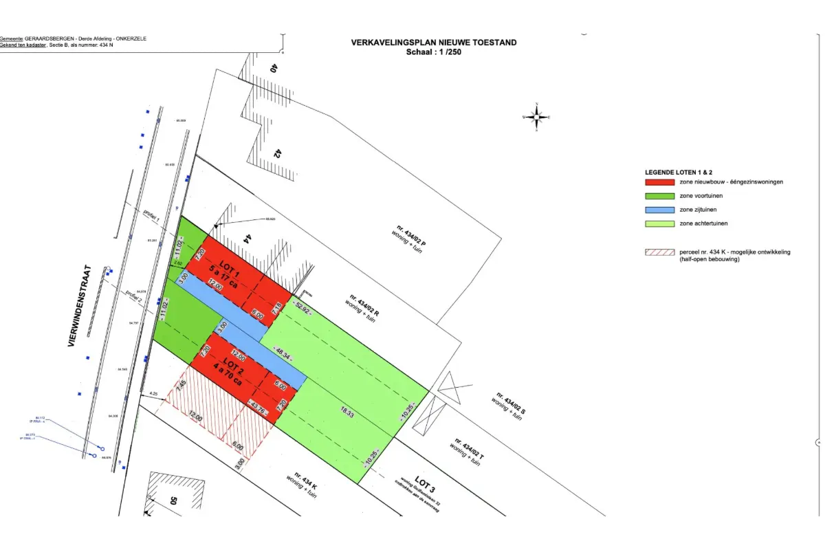 Grond te  koop in Geraardsbergen 9500 280000.00€  slaapkamers m² - Zoekertje 647598