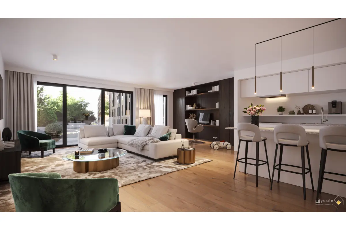 Appartement te  koop in Sint-Lambrechts-Woluwe 1200 415400.00€ 2 slaapkamers 98.00m² - Zoekertje 647216