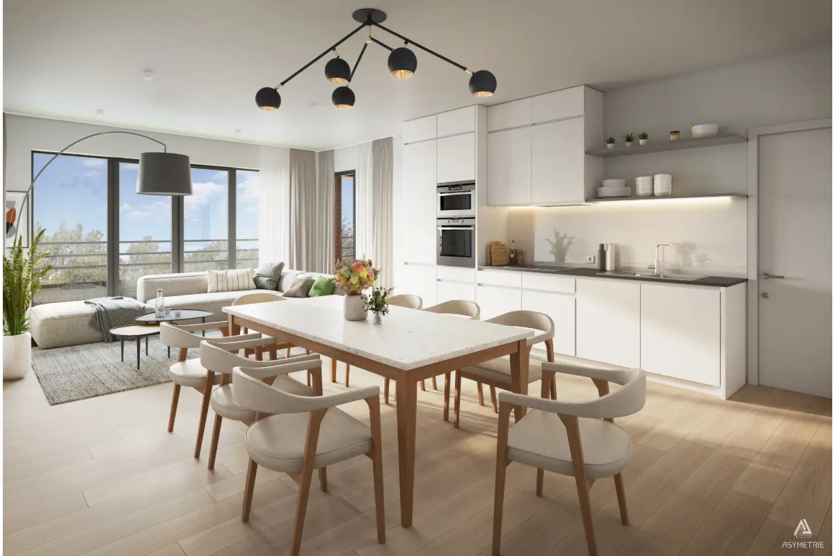 Appartement te  koop in Vorst 1190 337500.00€ 2 slaapkamers 94.40m² - Zoekertje 648320