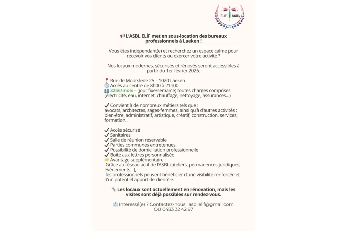 Handelszaak te  huur in Laken 1020 325.00€ 0 slaapkamers m² - Zoekertje 649503