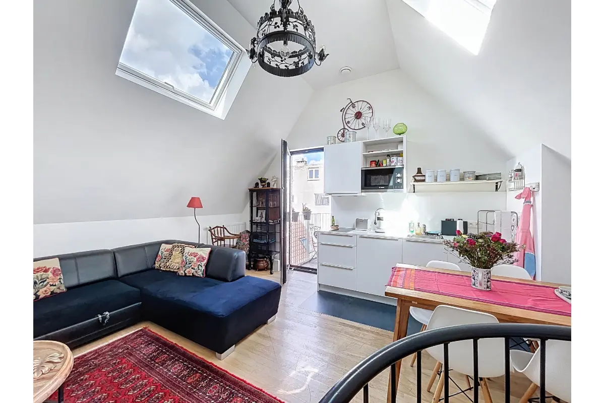 Penthouse te  koop in Brussel 1000 415000.00€ 1 slaapkamers 55.00m² - Zoekertje 652036