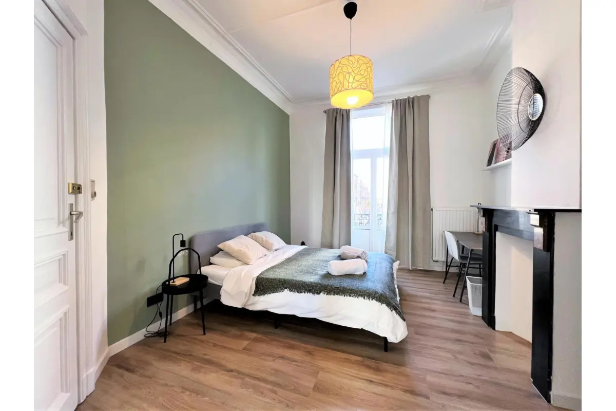 Appartement te  huur in Schaarbeek 1030 1300.00€ 1 slaapkamers 55.00m² - Zoekertje 651964