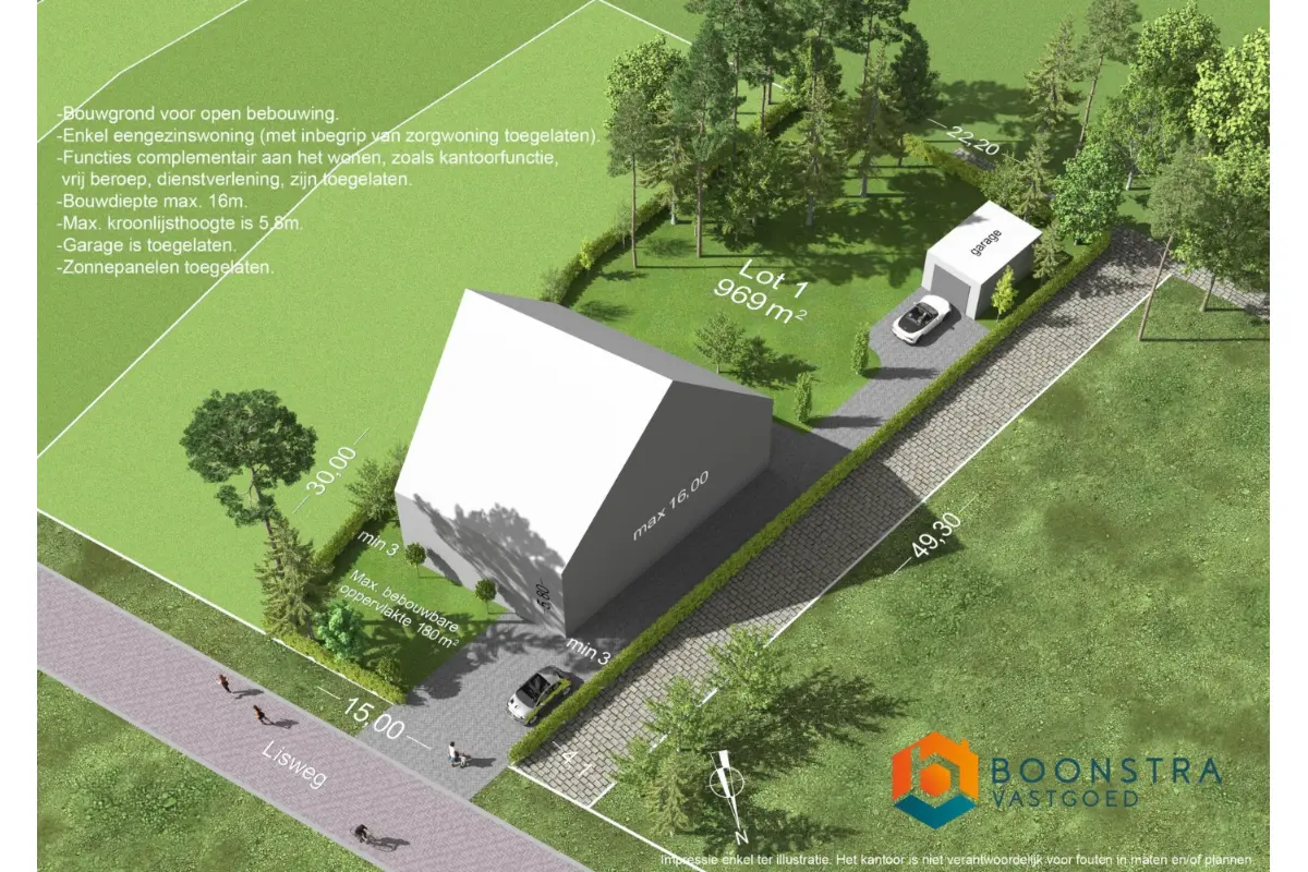 Grond te  koop in Keerbergen 3140 220000.00€  slaapkamers m² - Zoekertje 653869