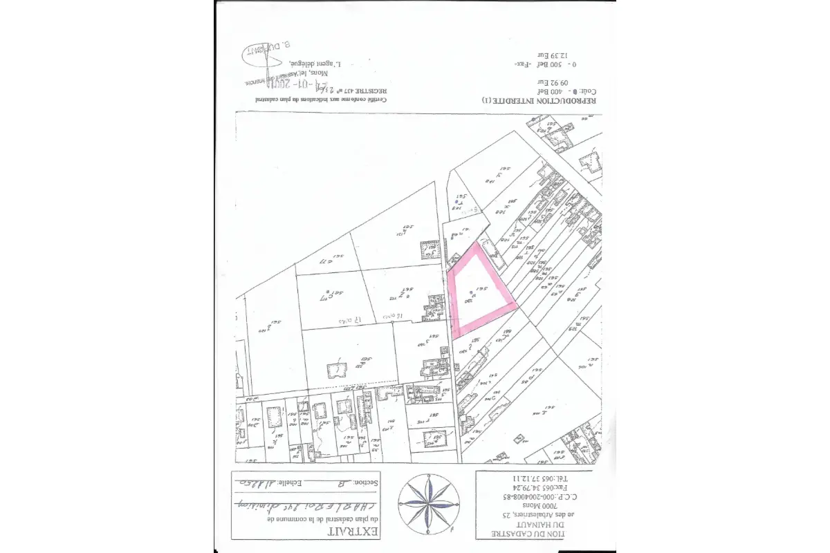 Terrain à vendre à Ransart 6043 240000.00€  chambres m² - annonce 654529