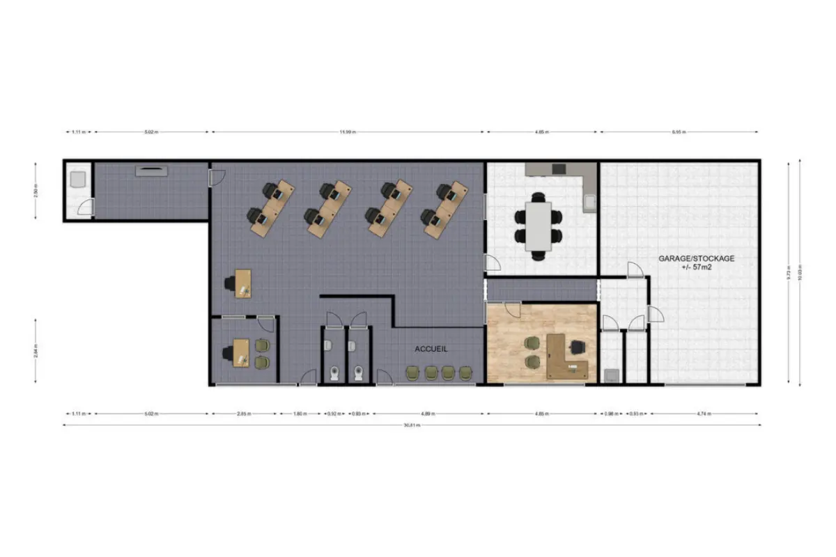 Handelszaak te  huur in Couvin 5660 1500.00€  slaapkamers m² - Zoekertje 655044