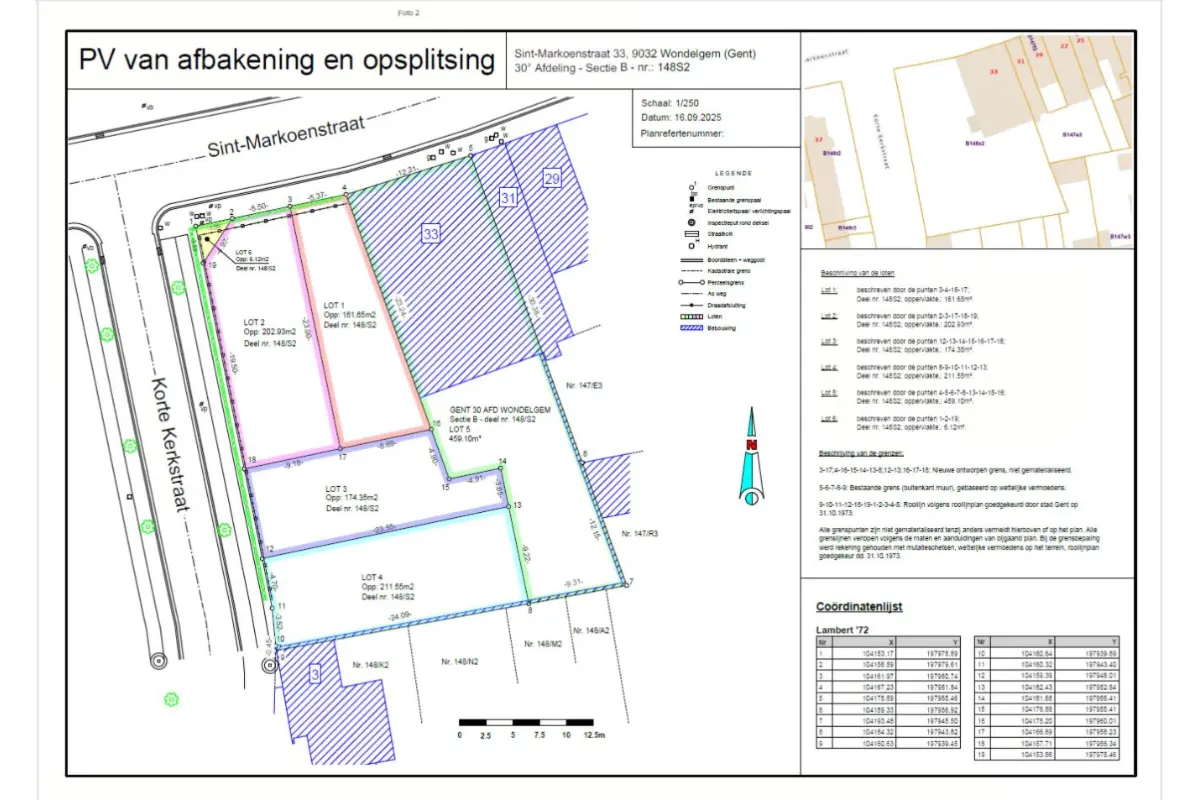 Terrain à vendre à Wondelgem 9032 130000.00€  chambres m² - annonce 655646